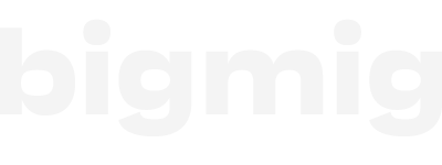 Logo de Big Mig : repas prêts-à-manger avec macros calculées, idéal pour suivre votre plan nutritionnel au Québec.