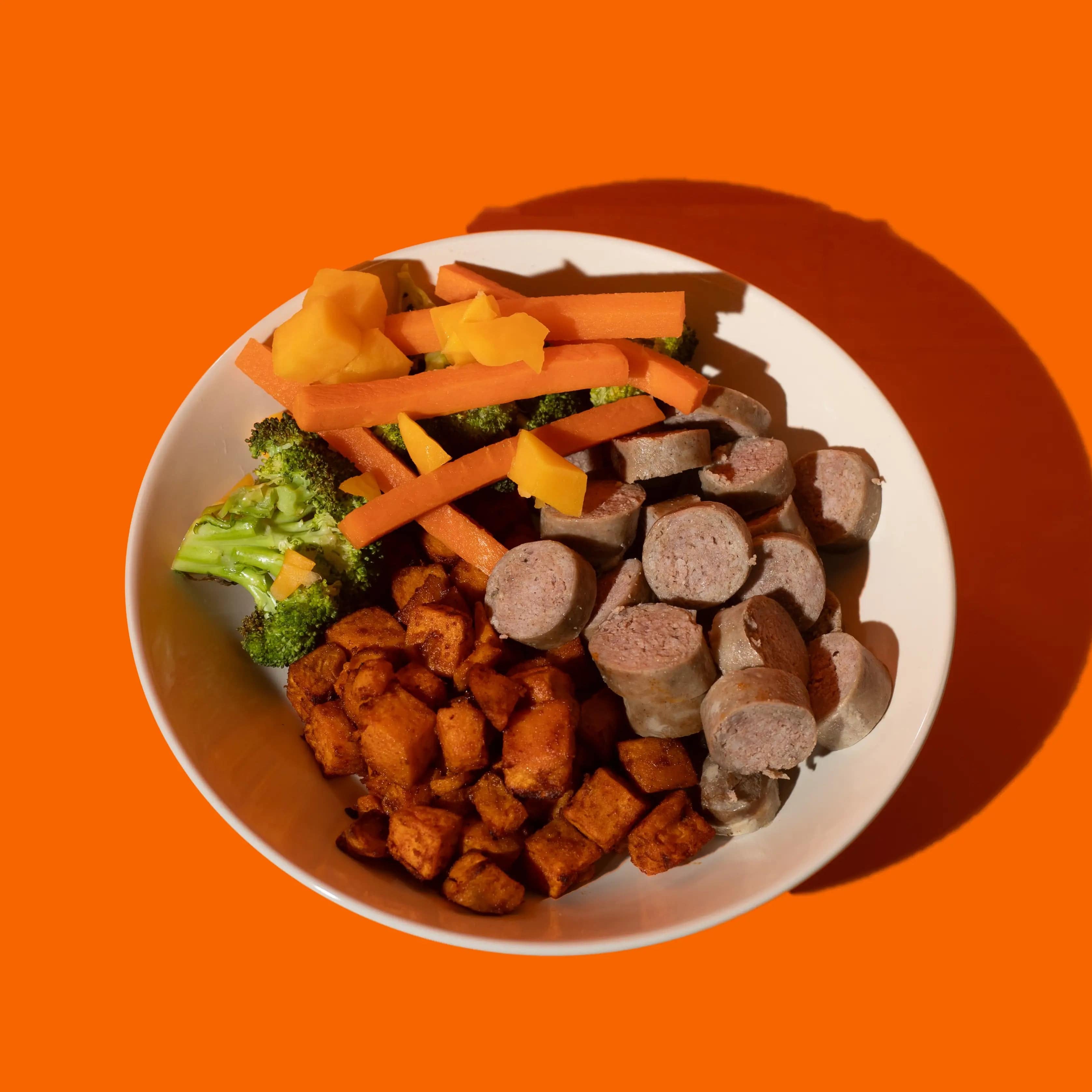 Des saucisses de bison savoureuses signées Big Mig, une option de repas préparé saine et originale pour un dîner rapide et gourmand.