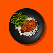Big Mig spicy Korean chicken with chili oil, flavorful ready-to-eat meal delivered across Quebec.