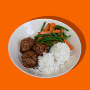 Boulettes de dinde miel et ail Big Mig, repas prêt-à-manger protéiné livré au Québec.
