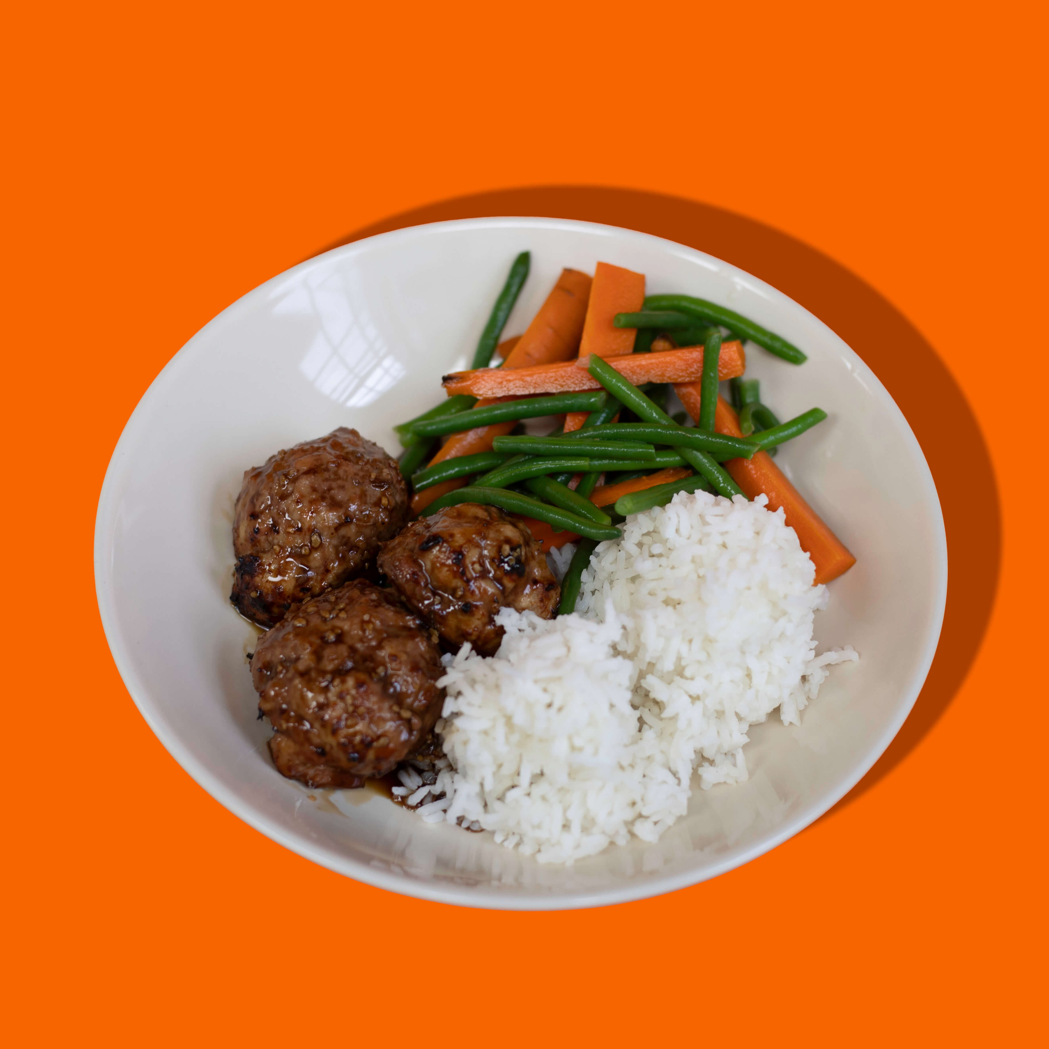 Boulettes de dinde miel et ail Big Mig, repas prêt-à-manger protéiné livré au Québec.