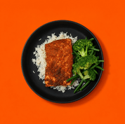 Big Mig spicy chili salmon with rice and vegetables, high-protein ready-to-eat meal delivered across Quebec.