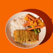 Saumon érable et moutarde de Dijon avec accompagnement équilibré, repas prêt à manger BigMig, meal prep québécois.